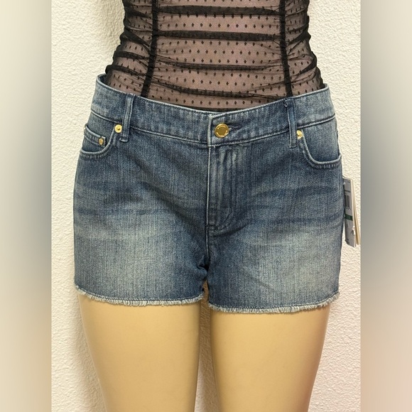 Michael Kors Classic Blue Jean Shorts - Picture 1 of 6